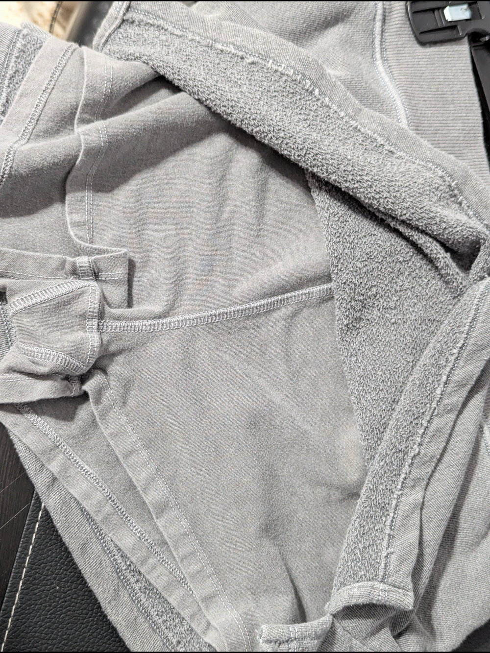 Set Free People Gray Cropped Zip Hoodie and Skort - Picture 9 of 11